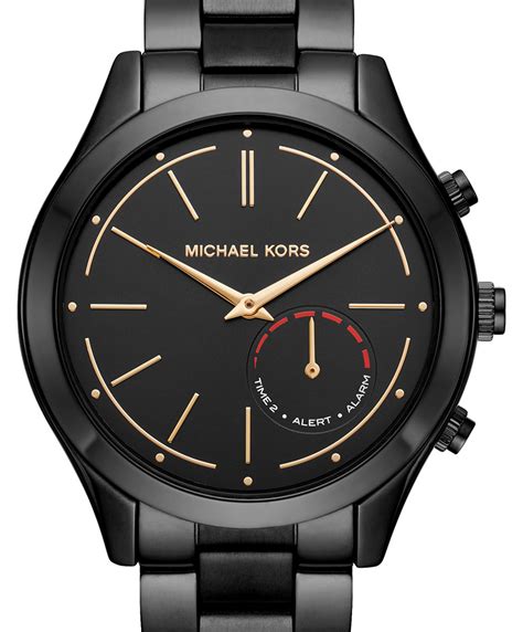 michael kors black and copper watch|michael kors access watch black.